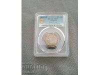 2 лева 1891 XF 45