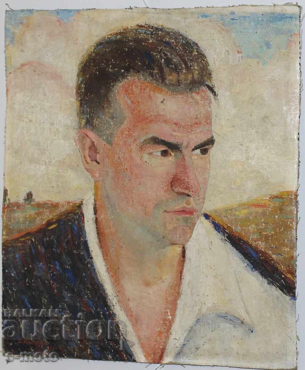 Licitație Boris Kolev (1906 - 1982) portret în ulei