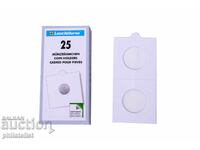Leuchtturm coin cards 25 pcs / pack. - 27.5 mm /c