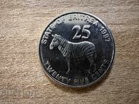 Eritreea - 25 cenți (1997)