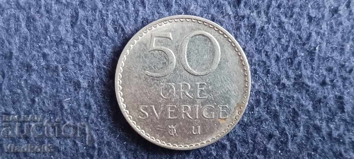 Suedia 50 öre 1973
