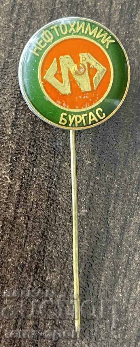 2043 Bulgaria insignă club de fotbal Neftochimic Burgas