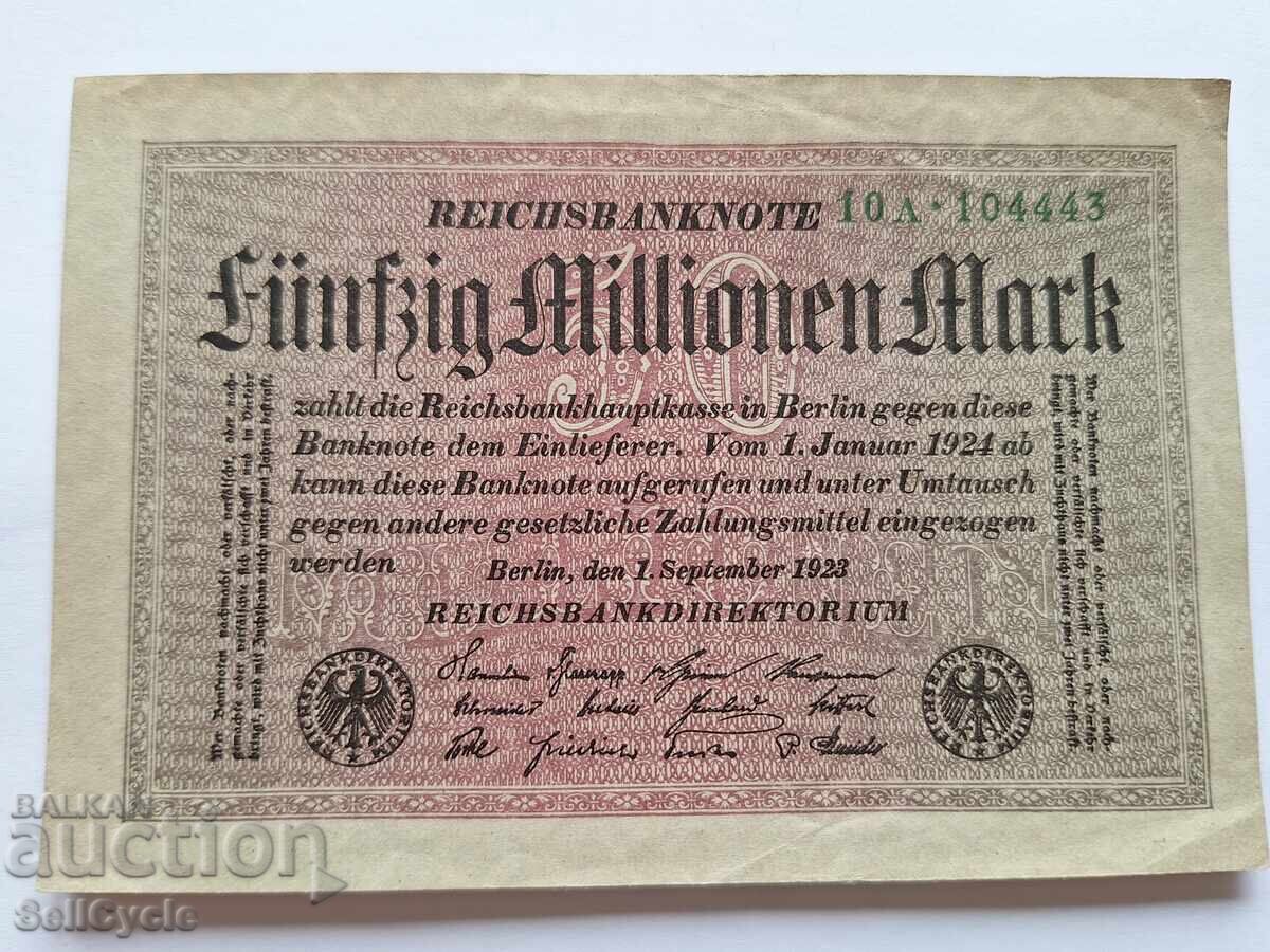✅GERMANIA - 50 000 000 mărci 1923❗