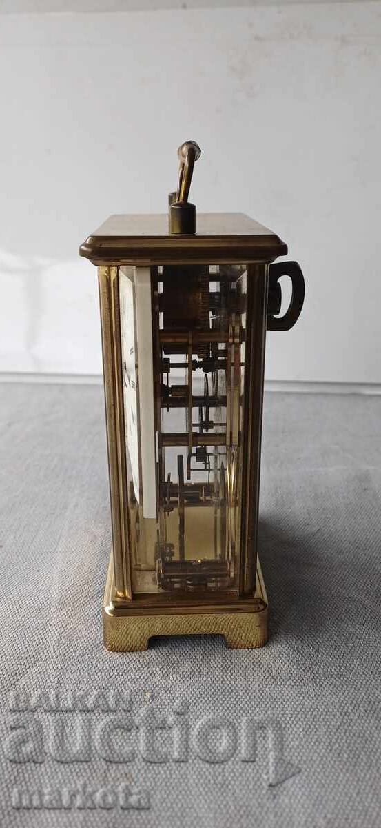 Ceas de masă german cu opt zile, tip trăsură - „Schatz & Söhne” cu preț € 135.00 | 264.04 BGN