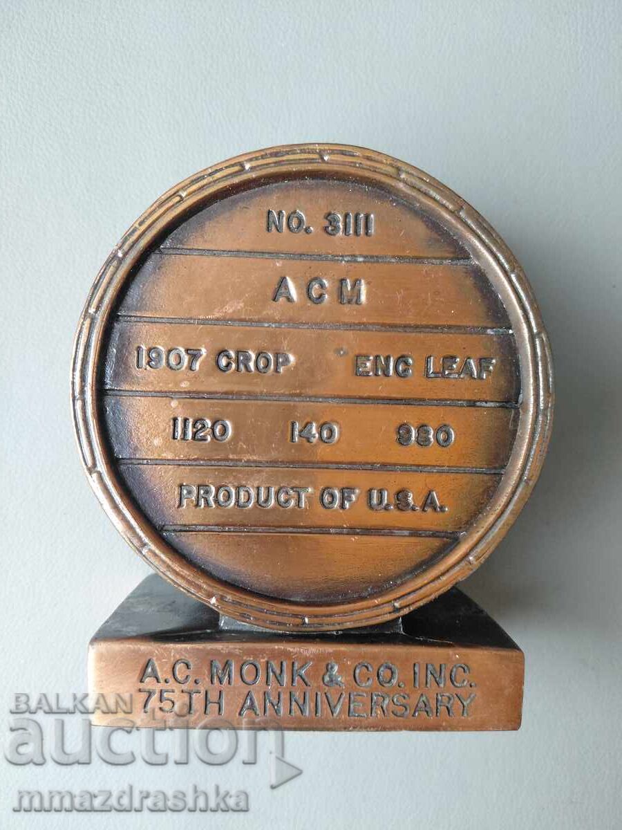 Butoiaș din cupru, suvenir, SUA