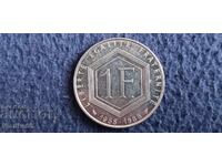 Γαλλία 1 φράγκο 1988 αναμνηστικό Σαρλ ντε Γκωλ