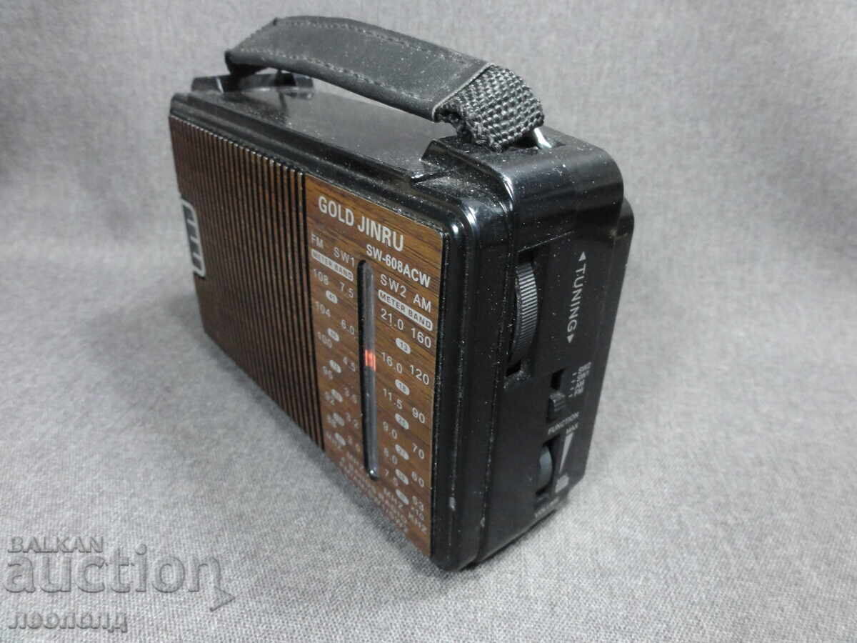 БЗЦ СТАР РЕТРО ТРАНЗИСТОР РАДИО GOLD JINRU с цена € 0.01 | 0.02 лв.