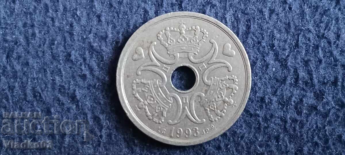 Дания 2 крони 1993 с цена € 0.24 | 0.47 лв.