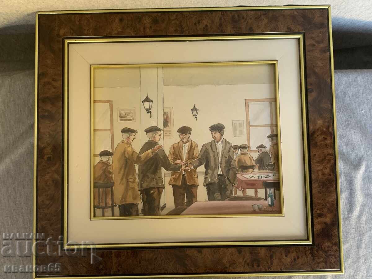 Tablou întâlnire între prieteni la tavernă 2