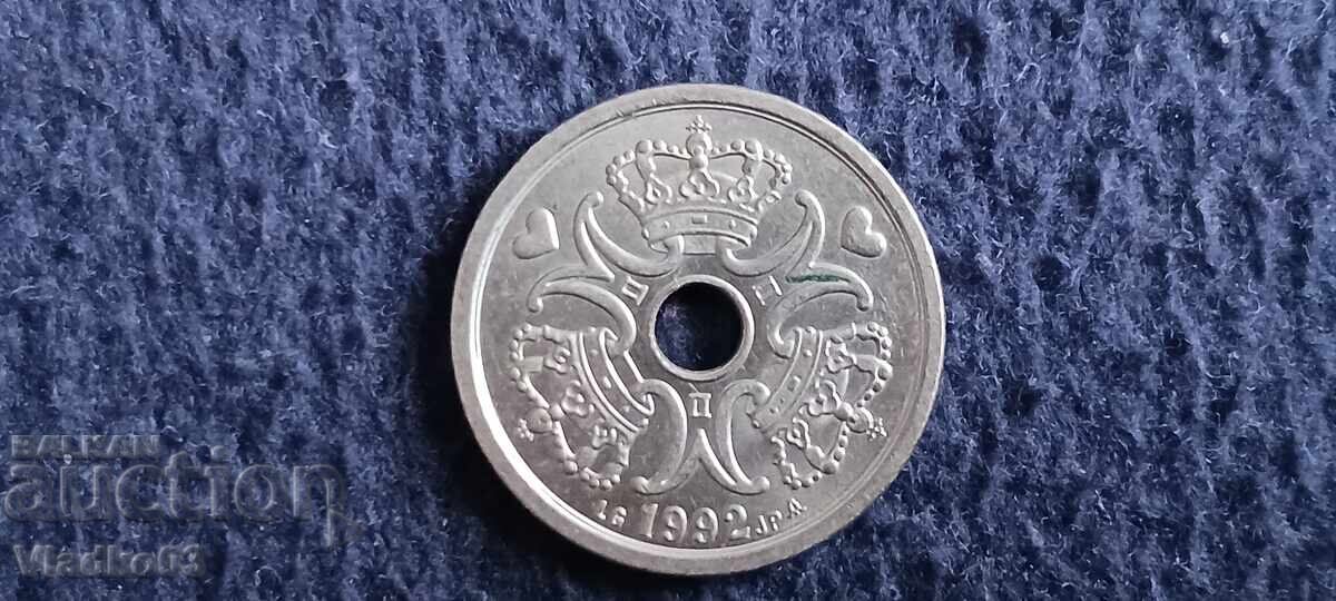 Danemarca 1 coroană 1992 cu preț € 0.34 | 0.66 BGN