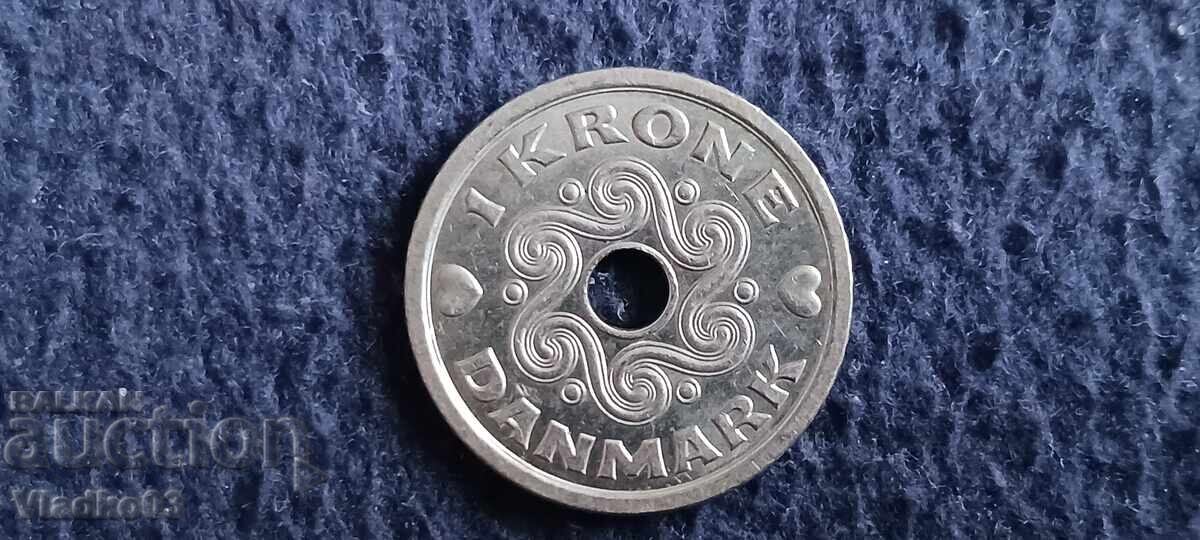 Danemarca 1 coroană 1992