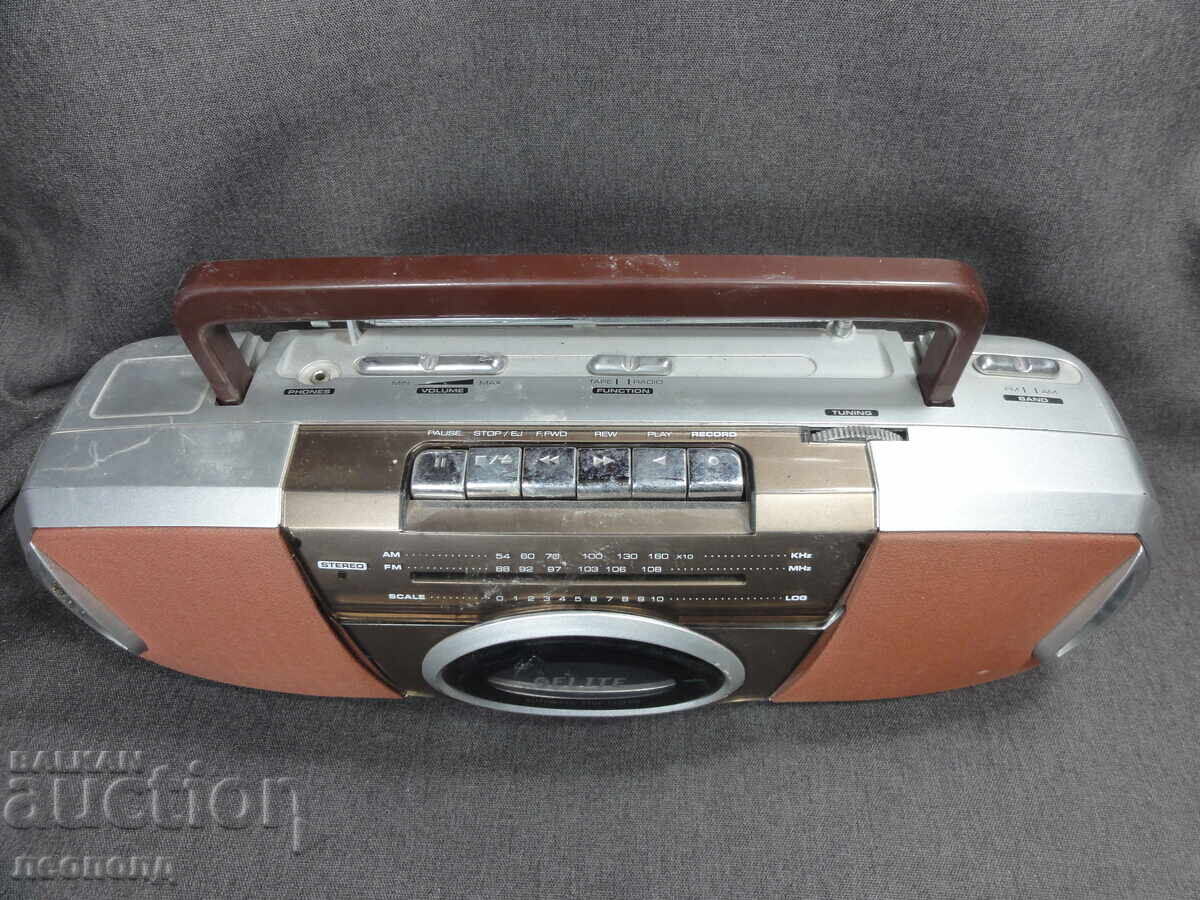 БЗЦ СТАР РЕТРО ТРАНЗИСТОР РАДИО КАСЕТОФОН ELITE - 5