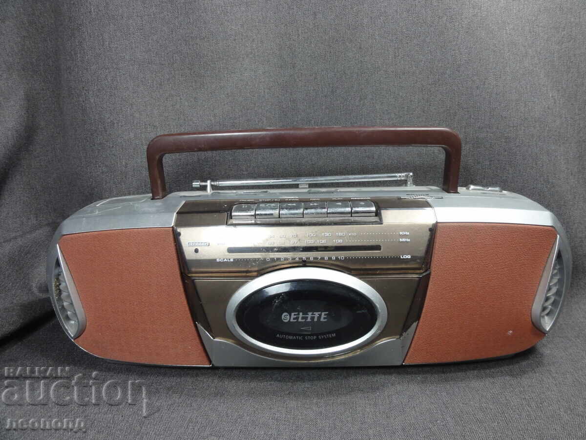 БЗЦ СТАР РЕТРО ТРАНЗИСТОР РАДИО КАСЕТОФОН ELITE