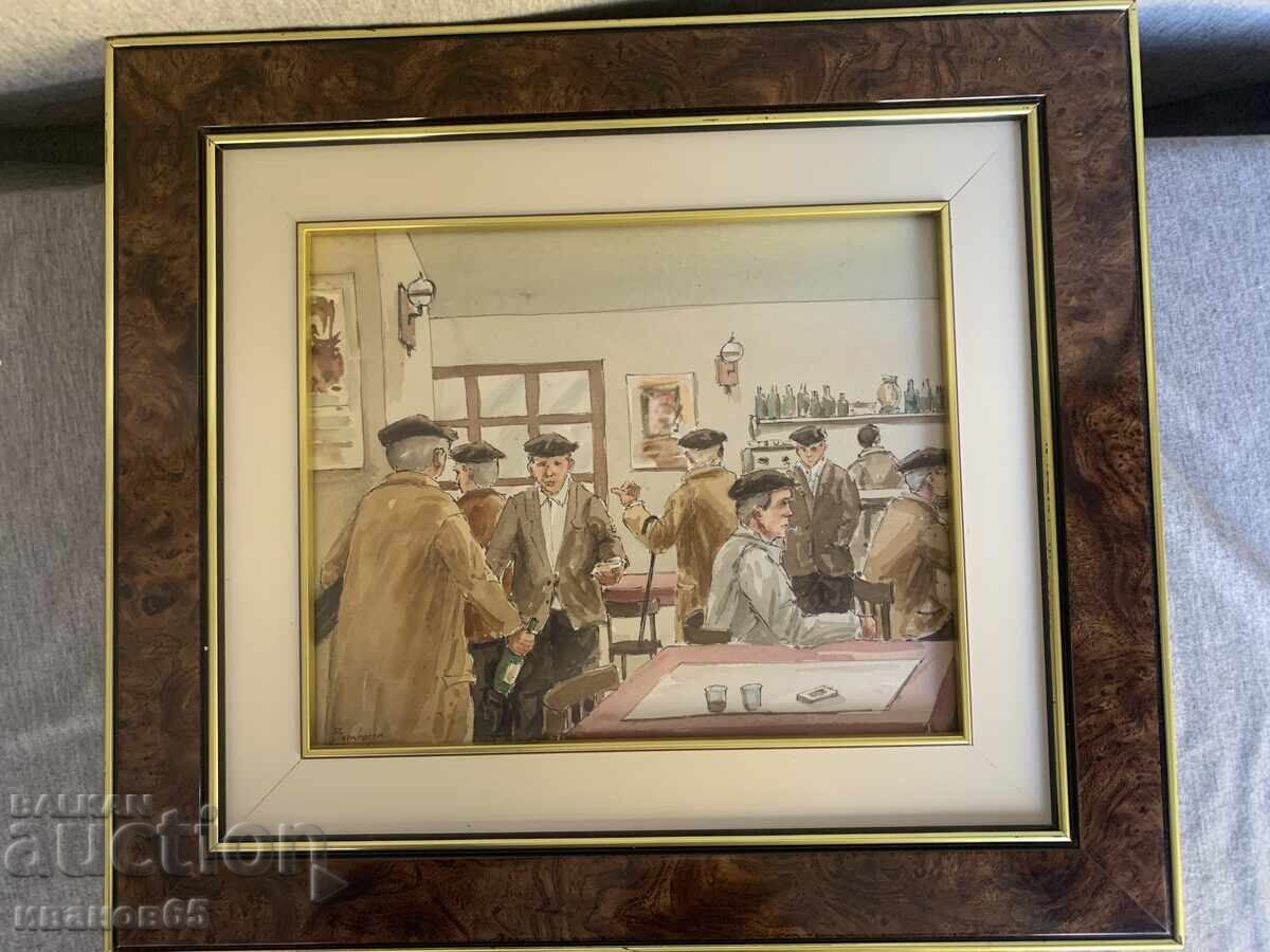 πίνακας συνάντηση φίλων στην παμπ 3
