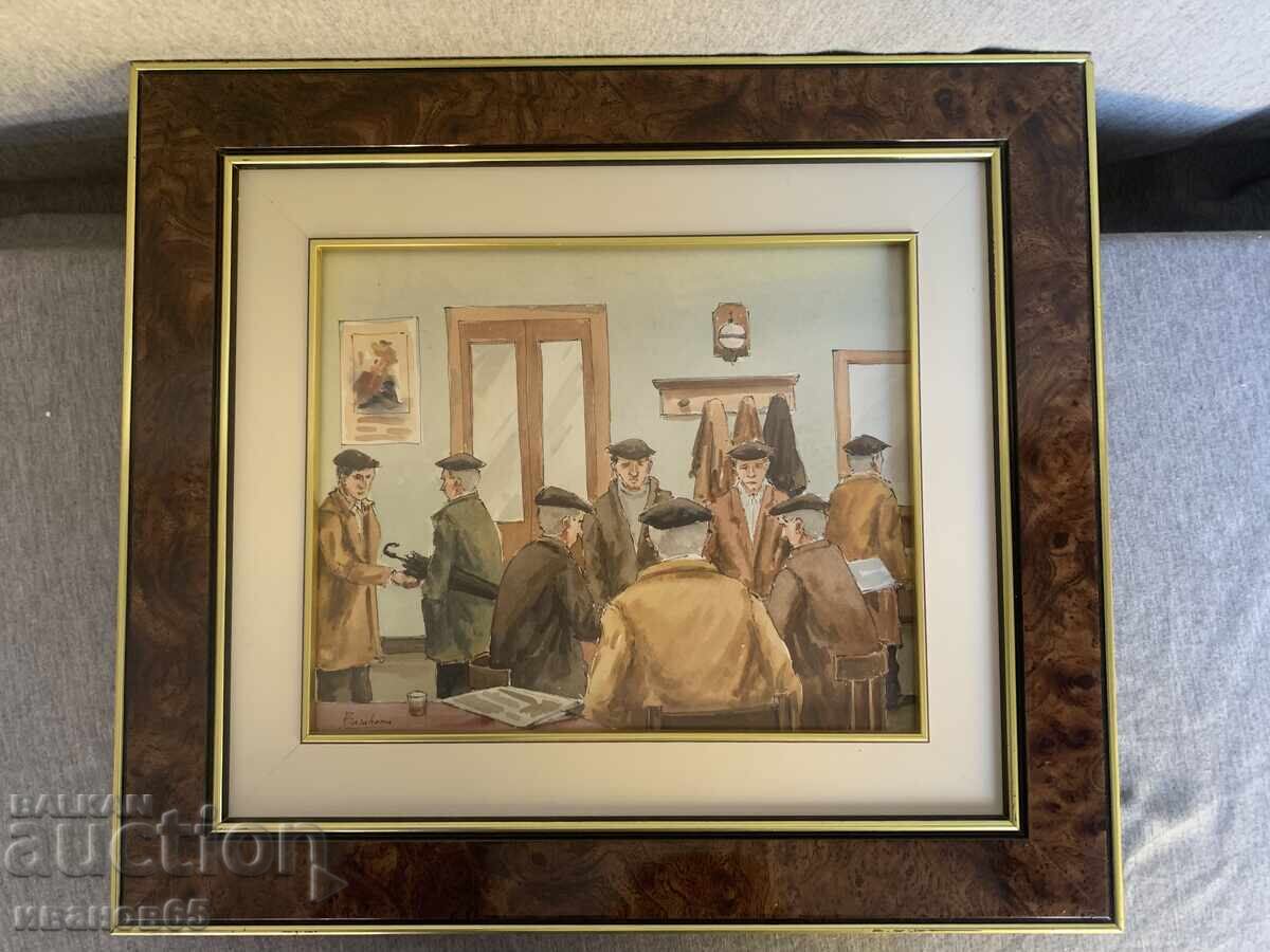 πίνακας συνάντηση φίλων στην παμπ 4