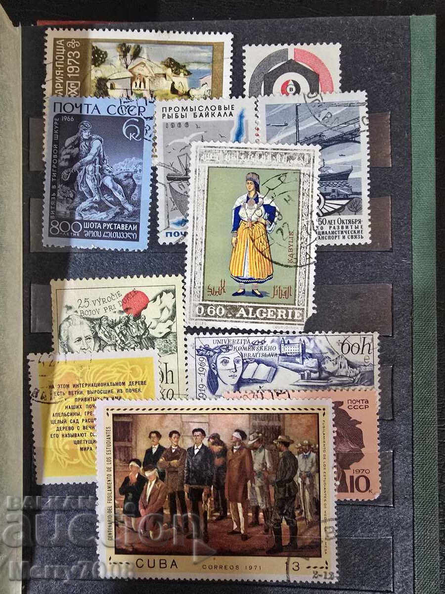 Album de colecție pentru timbre poștale în stil retro !!!