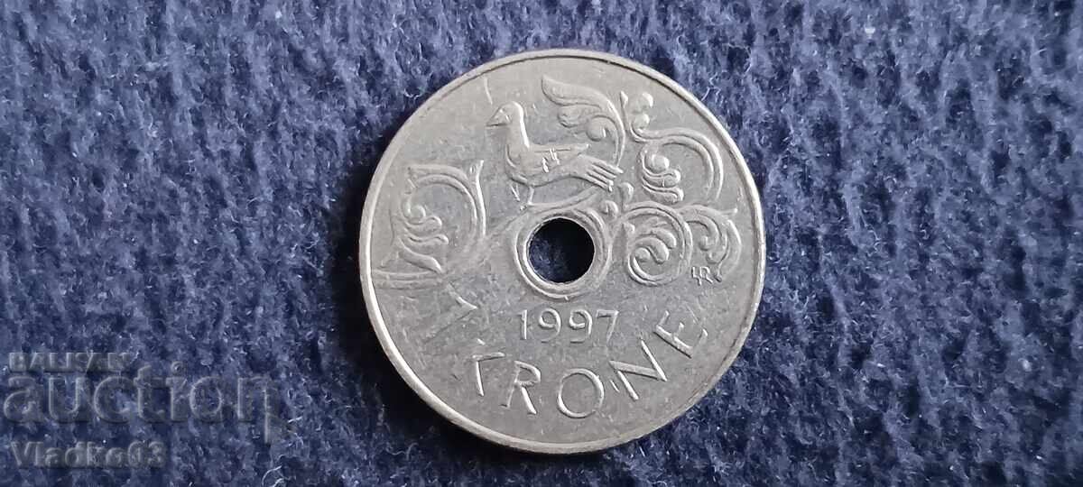Νορβηγία 1 κορόνα 1997
