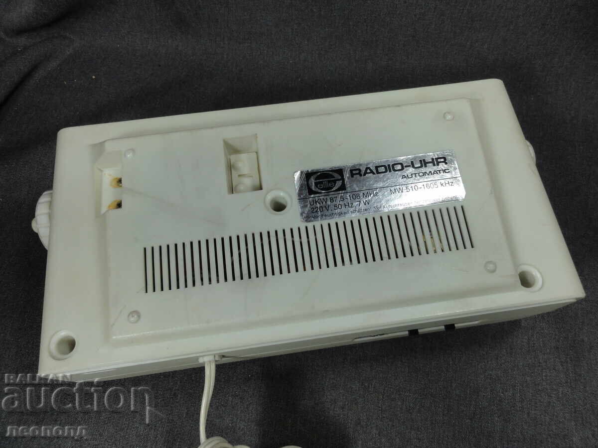 БЗЦ СТАР РЕТРО ТРАНЗИСТОР РАДИО ЧАСОВНИК ELITE RADIO UHR - 5