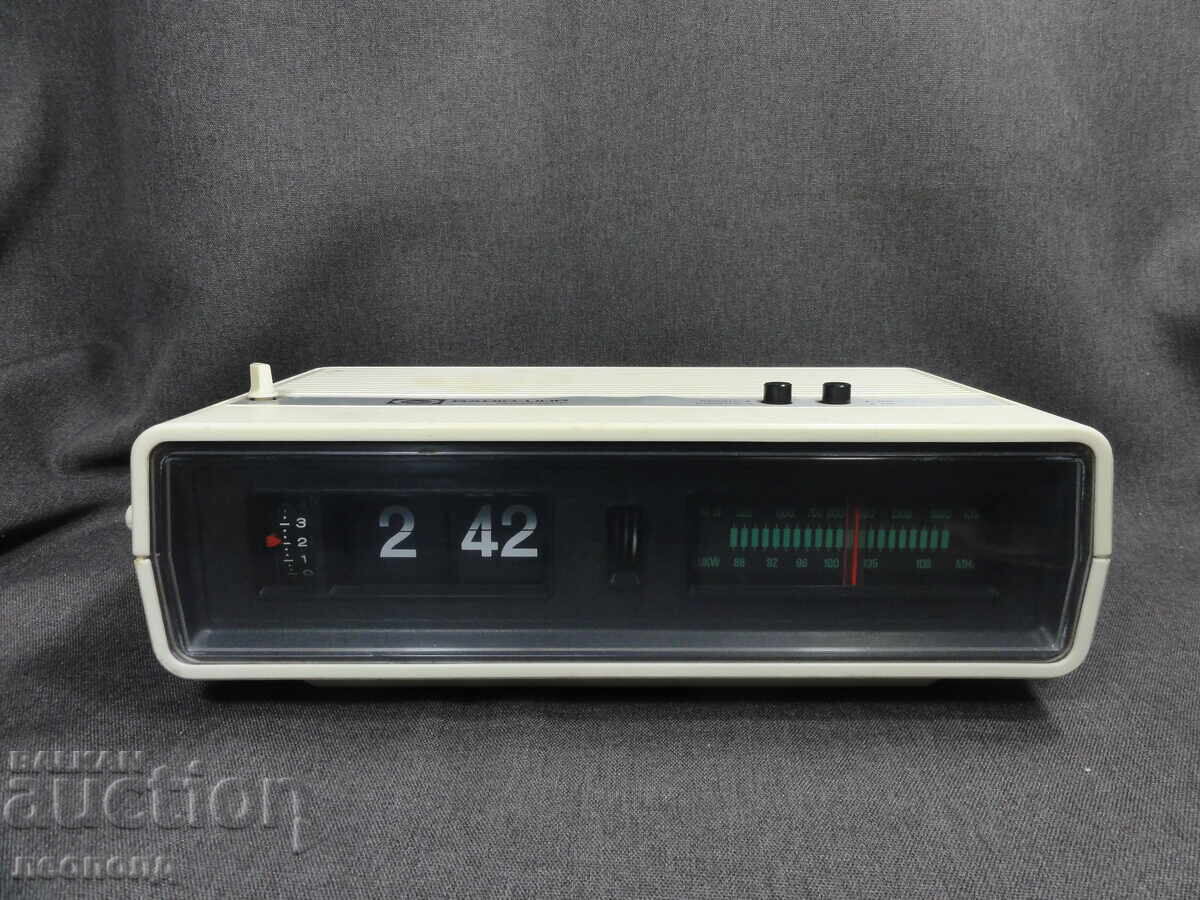 БЗЦ СТАР РЕТРО ТРАНЗИСТОР РАДИО ЧАСОВНИК ELITE RADIO UHR