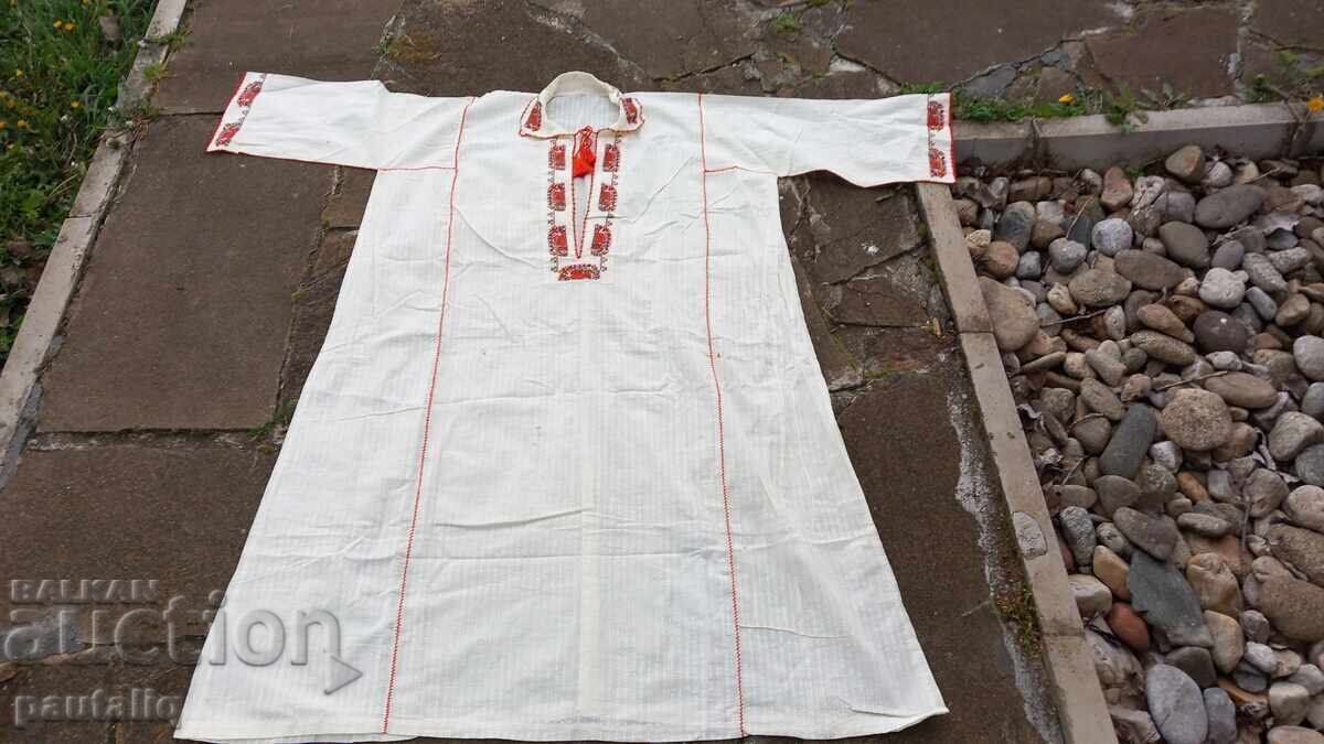 Cămașă de damă pentru costum popular, cu broderie