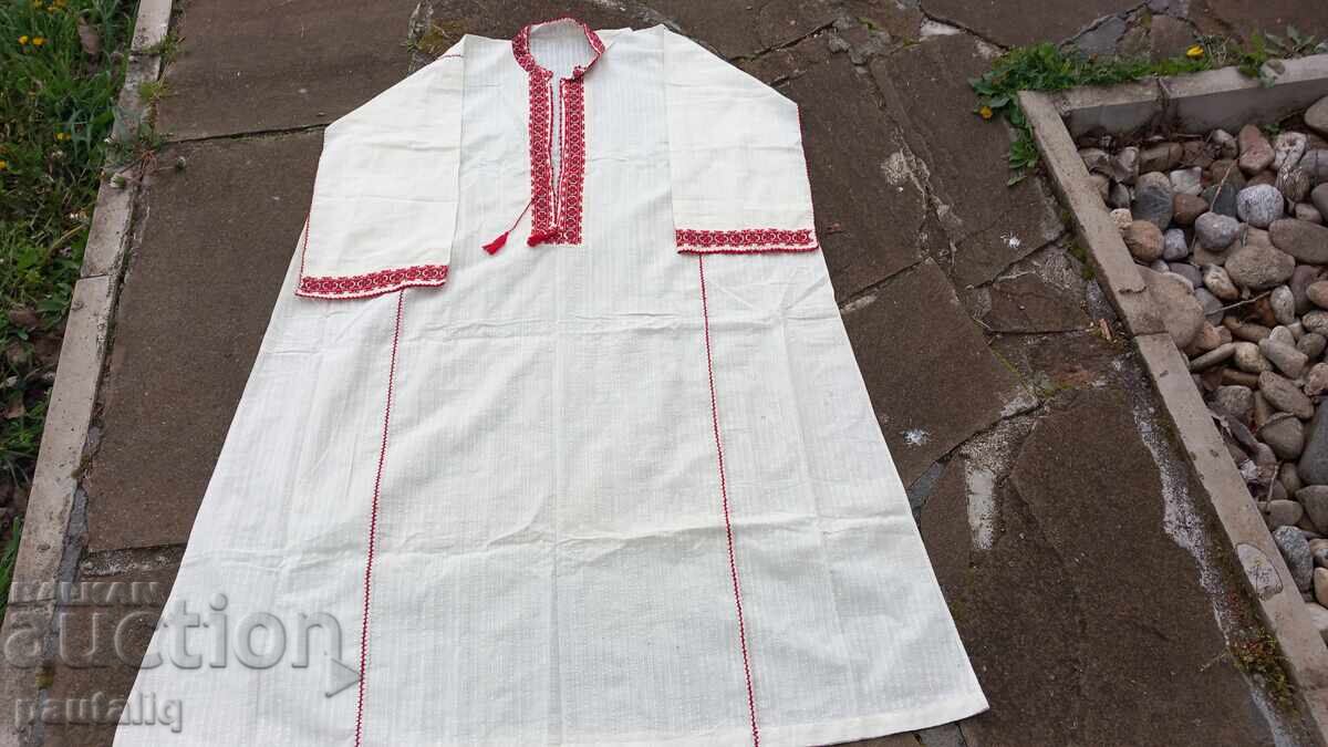 Cămașă de damă pentru costum popular, cu broderie