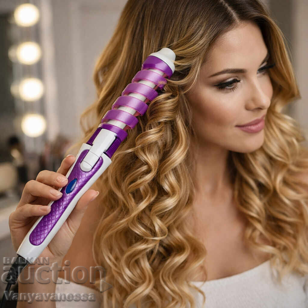 Ondulator pentru bucle perfecte acasă sau la salon