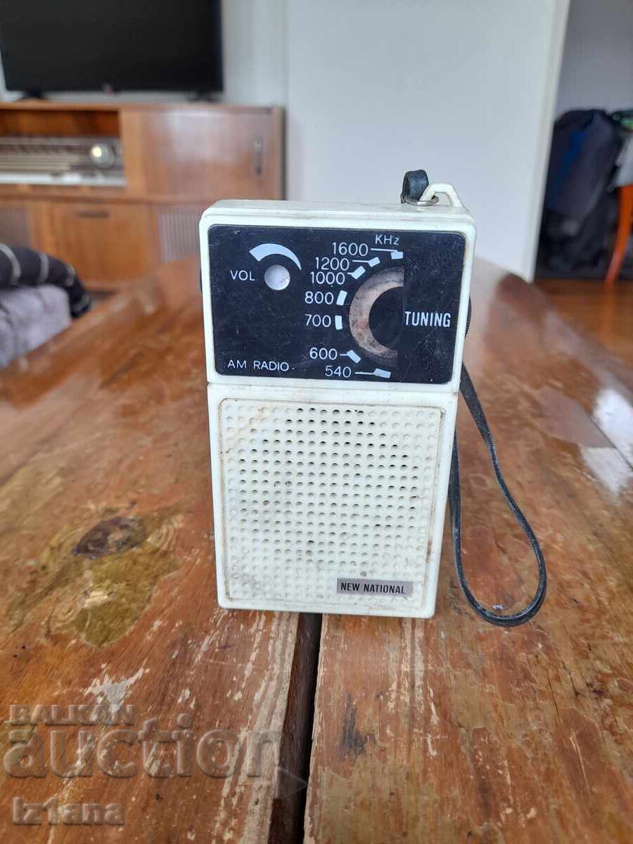 Radio vechi, receptor radio New National
