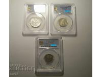 Bulgaria PCGS lot of 3 coins PERSONAL MEETING