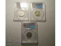 Βουλγαρία PCGS παρτίδα 3 νομίσματα ΠΡΟΣΩΠΙΚΗ ΣΥΝΑΝΤΗΣΗ