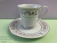 Porcelain double tea set