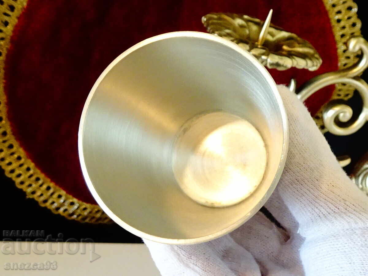 Tin cup with train, locomotive, box - 5