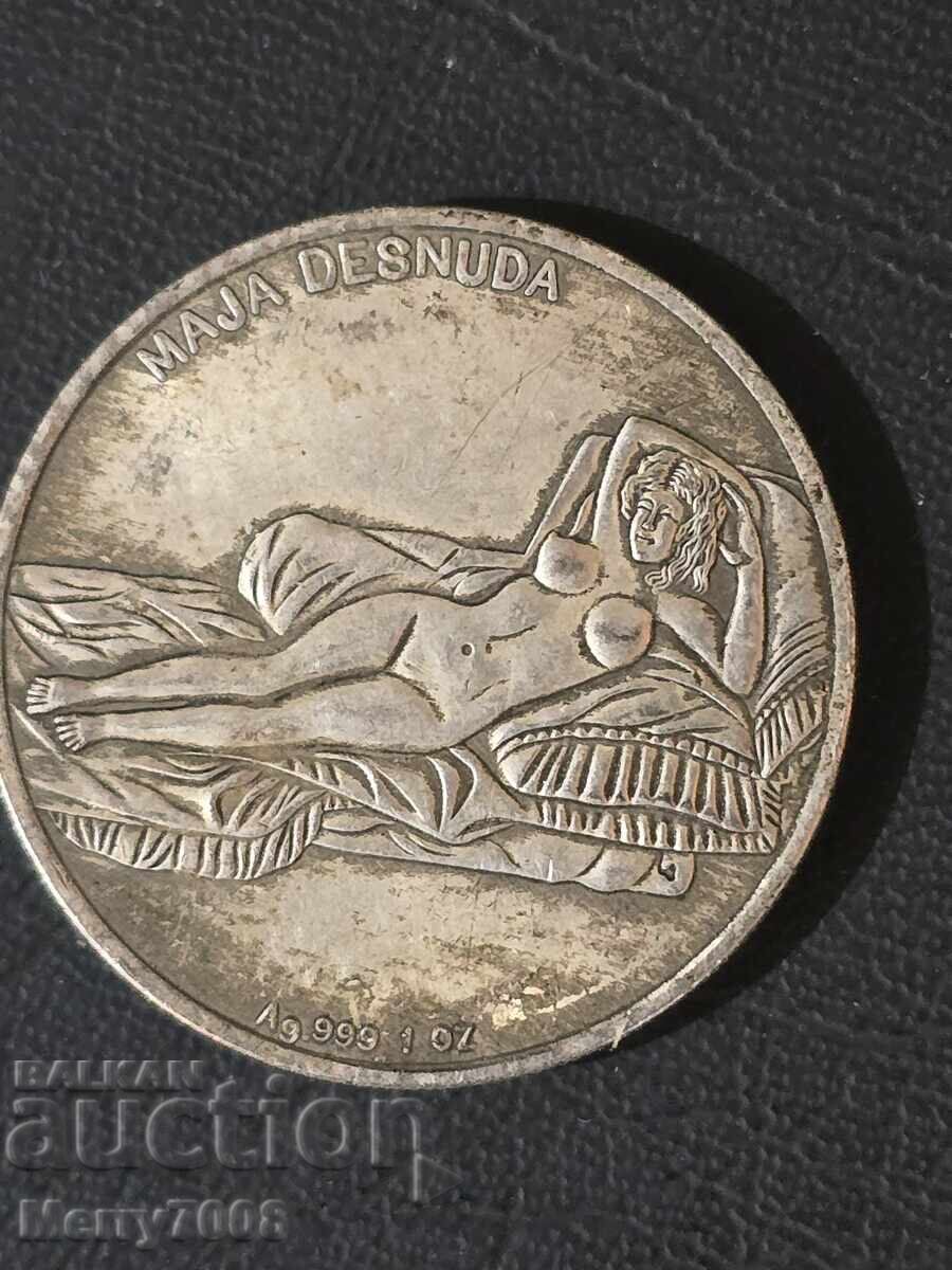 Monedă de colecție din argint de 1 uncie argint pur! cu preț € 75.00 | 146.69 BGN