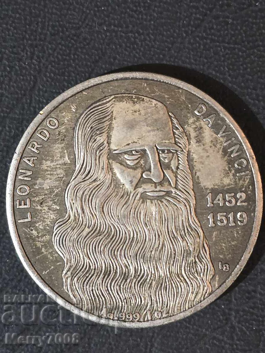 Livrarea Monedă de colecție din argint de 1 uncie argint pur!