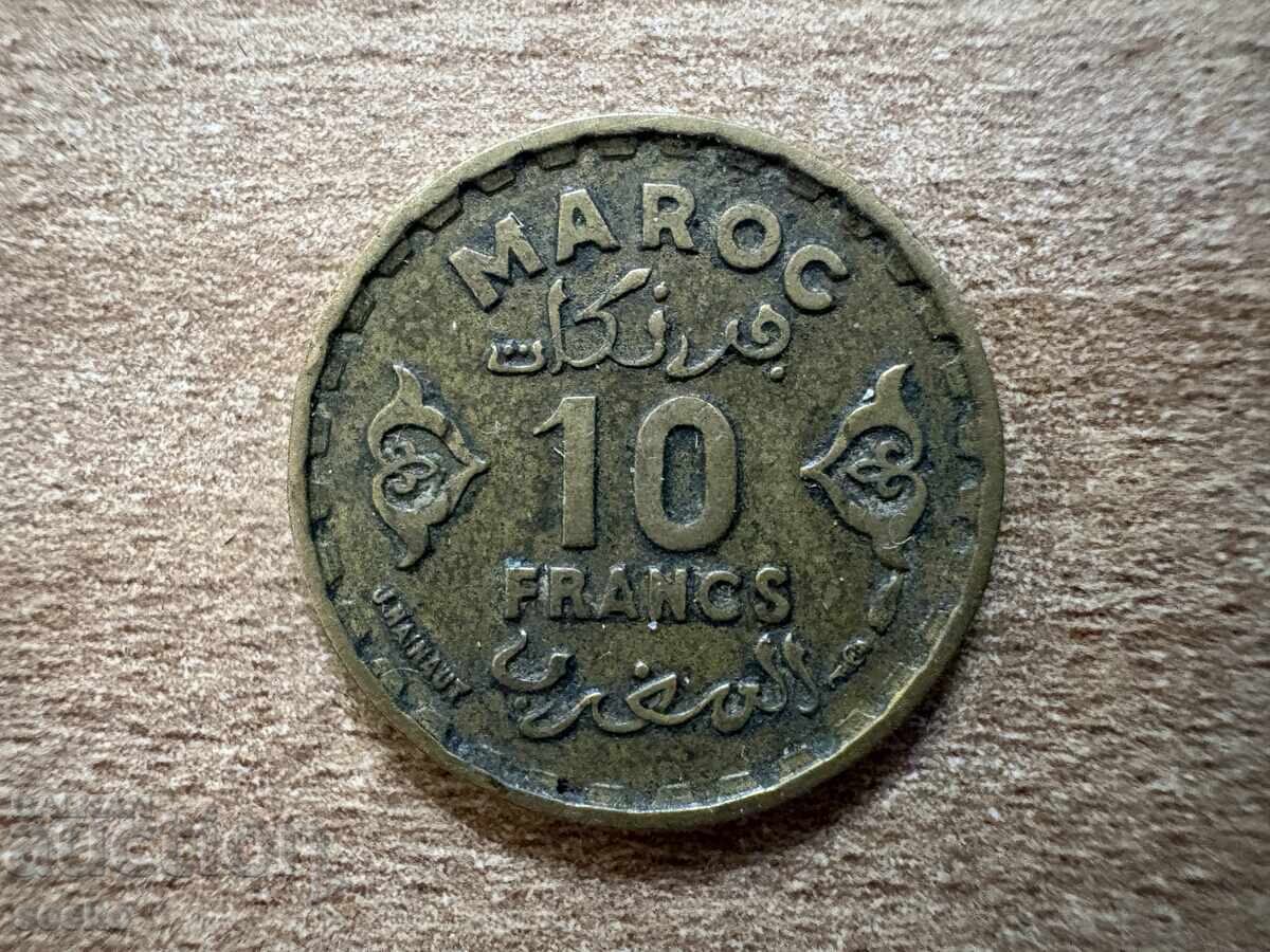 Μαρόκο - 10 φράγκα (1952)