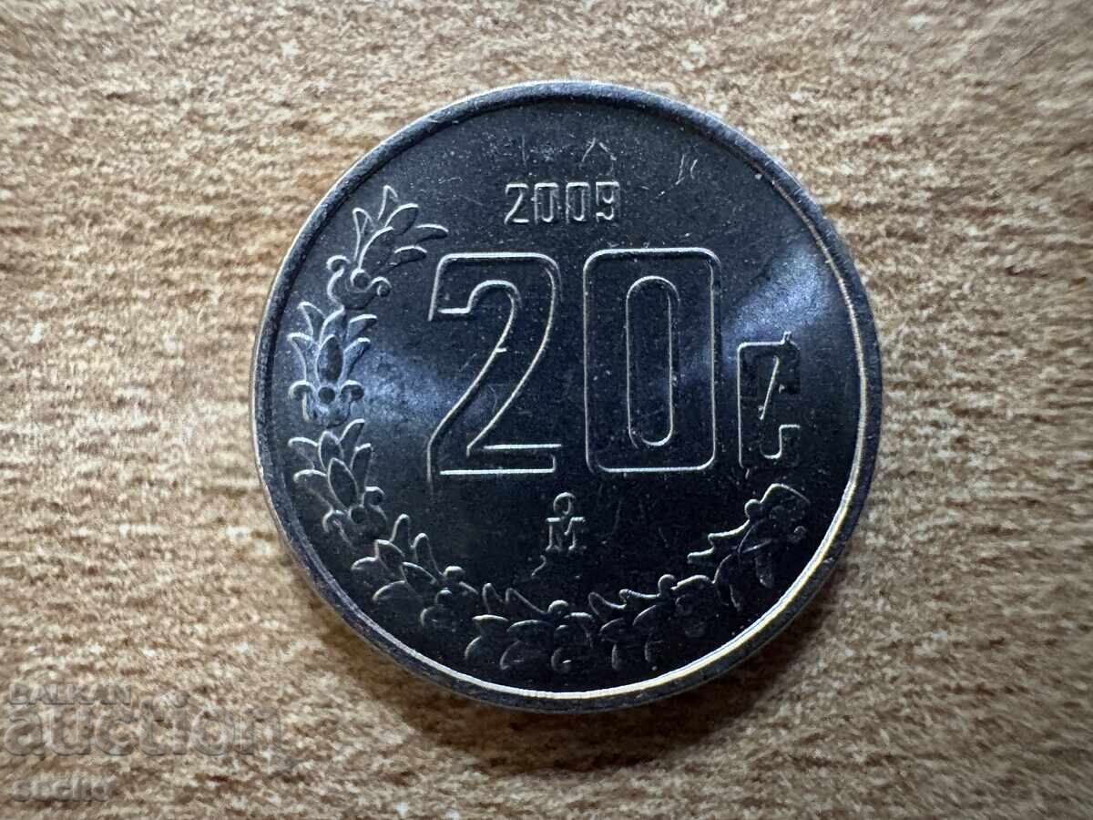Mexic - 20 centavos (2009)