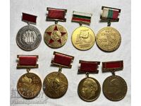 КОЛЕКЦИЯ 8 БРОЯ РЯДКИ МЕДАЛ МЕДАЛИ ОРДЕН