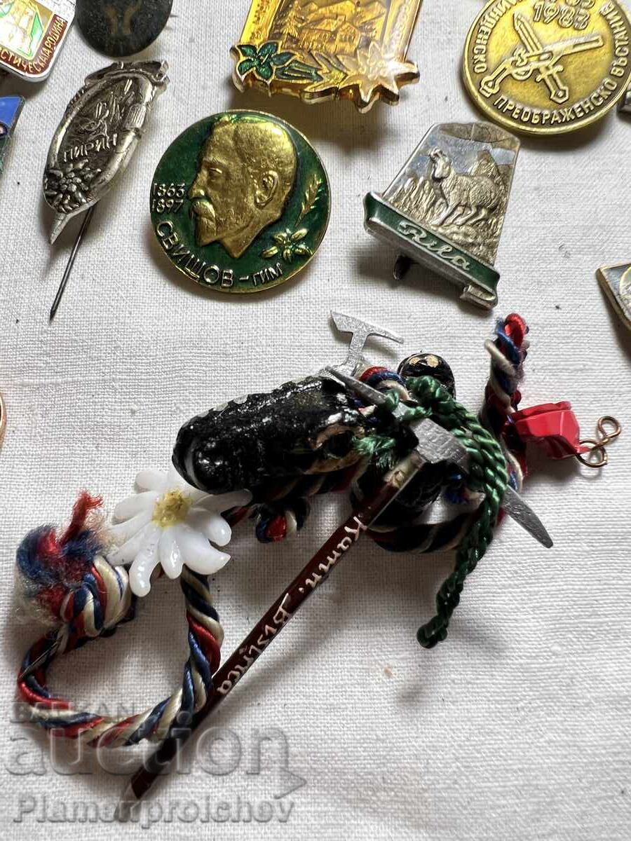 Licitație COLECȚIE UNICĂ DE 30 DE INSIGNE TURISTICE RARE