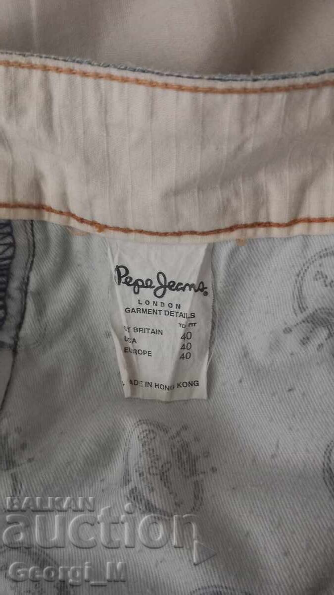 Pantaloni scurți din denim PEPE JEANS, mărimea 40 (XL) - 6