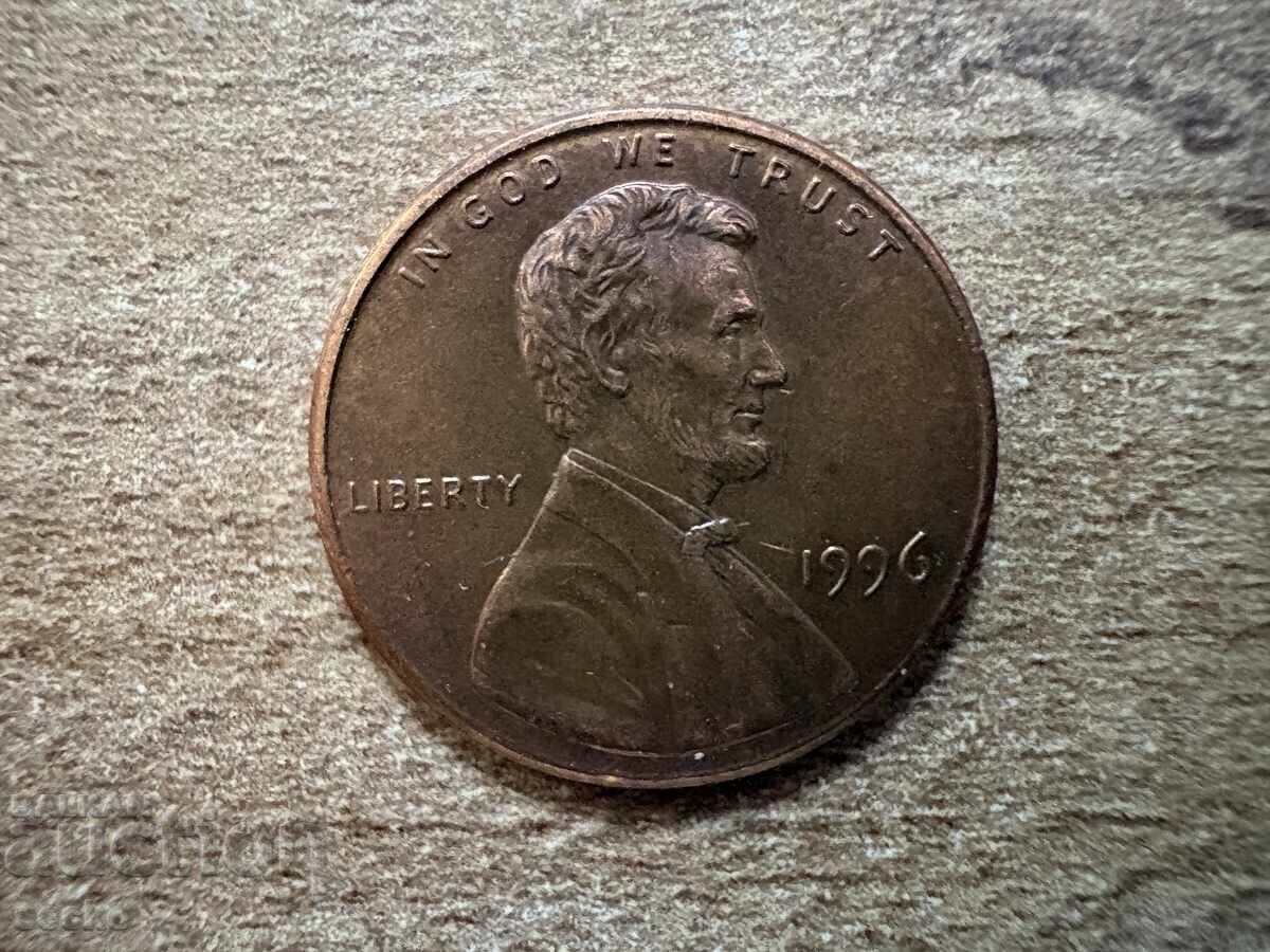 SUA - 1 cent (1996) cu preț € 0.10 | 0.20 BGN