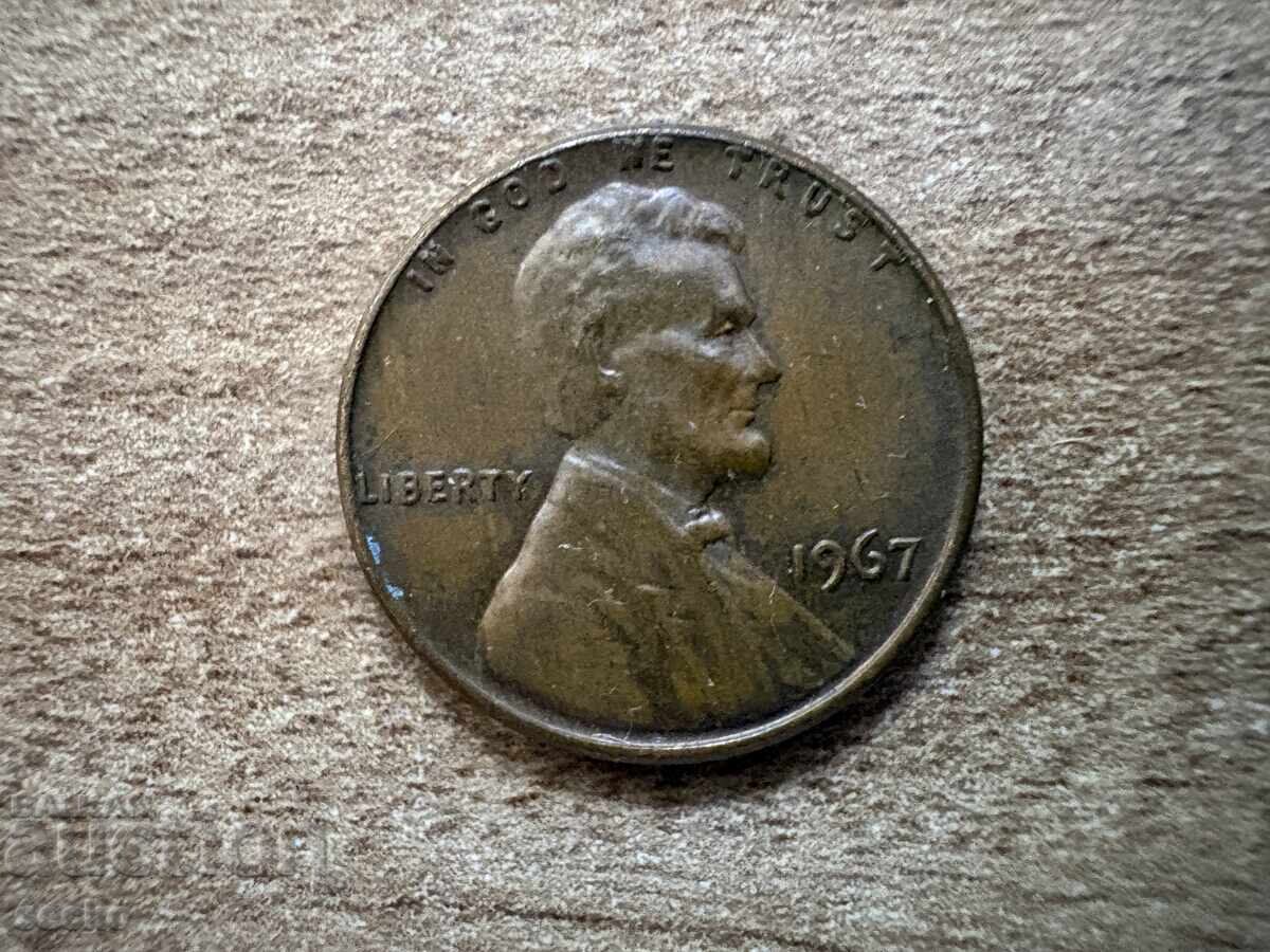 SUA - 1 cent (1967) cu preț € 0.08 | 0.16 BGN SUA - 1 cent (1967) cu preț € 0.08 | 0.16 BGN