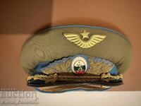 Bulgarian military general's visor cap for Air Force general uniform