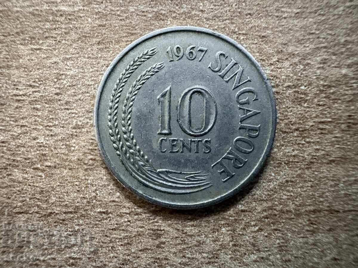 Singapore - 10 cenți (1967)