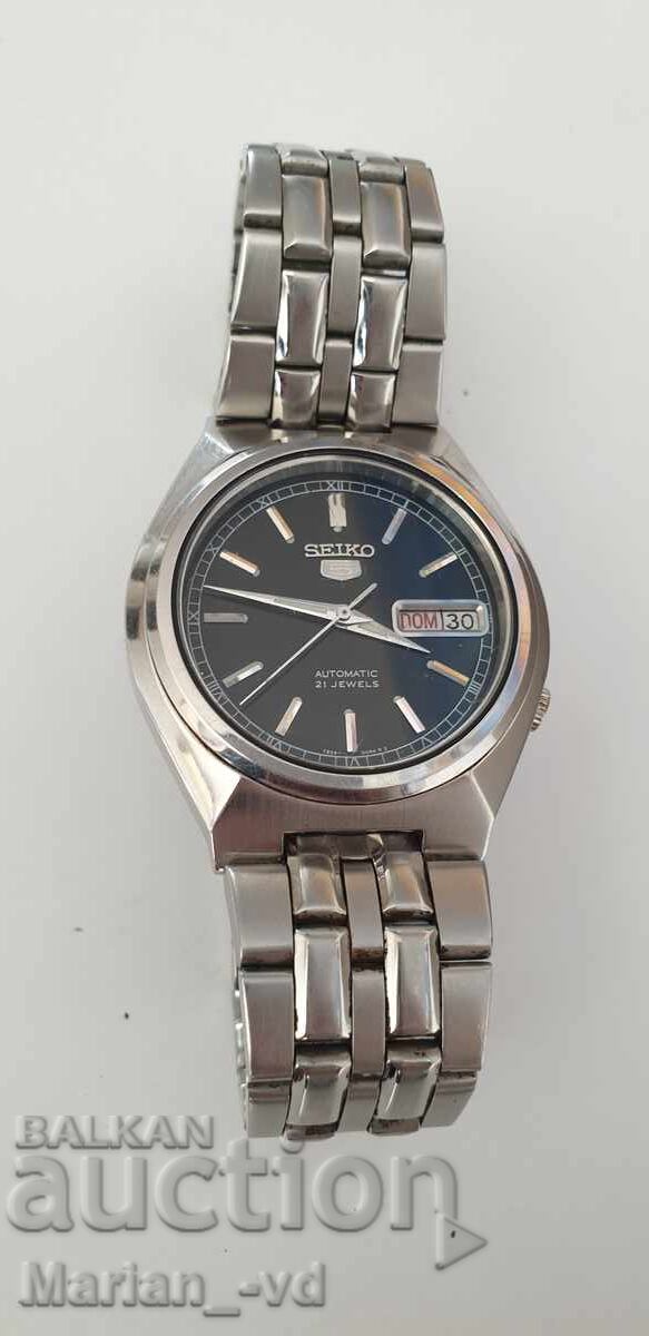 Ceas de bărbați Seiko 5 Automatic 21 Jewels