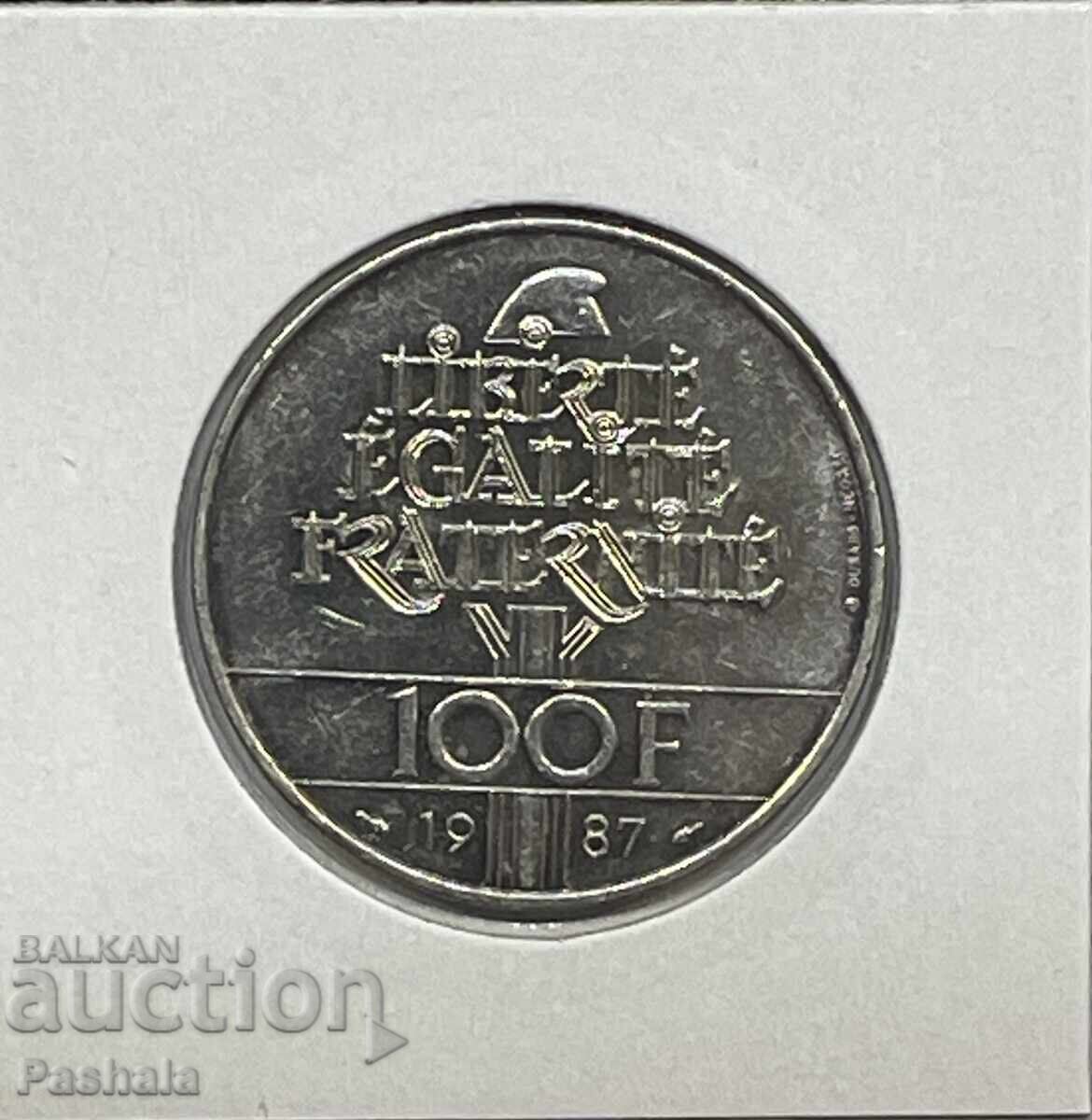 Γαλλία 100 φράγκα 1987 με τιμή € 40.00 | 78.23 BGN