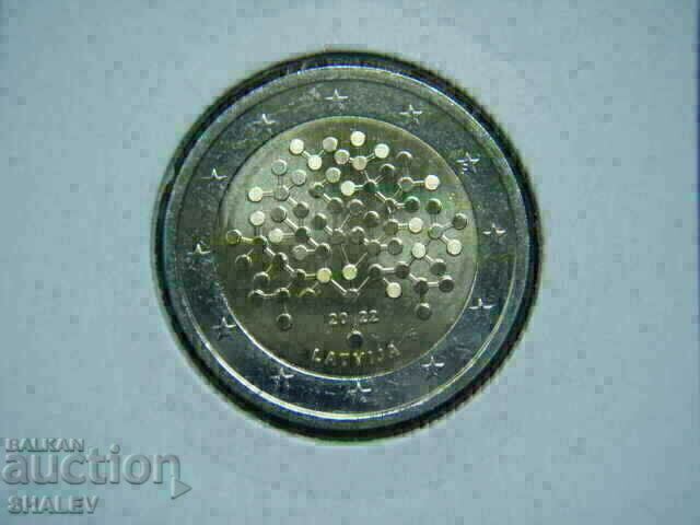 2 euro 2022 Letonia „100 de ani Bank of Latvia” / Letonia 2 euro cu preț € 5.09 | 9.96 BGN