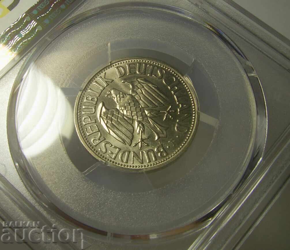 Γερμανία ΟΔΓ 1 μάρκο 1958-F MS64 PCGS - 6