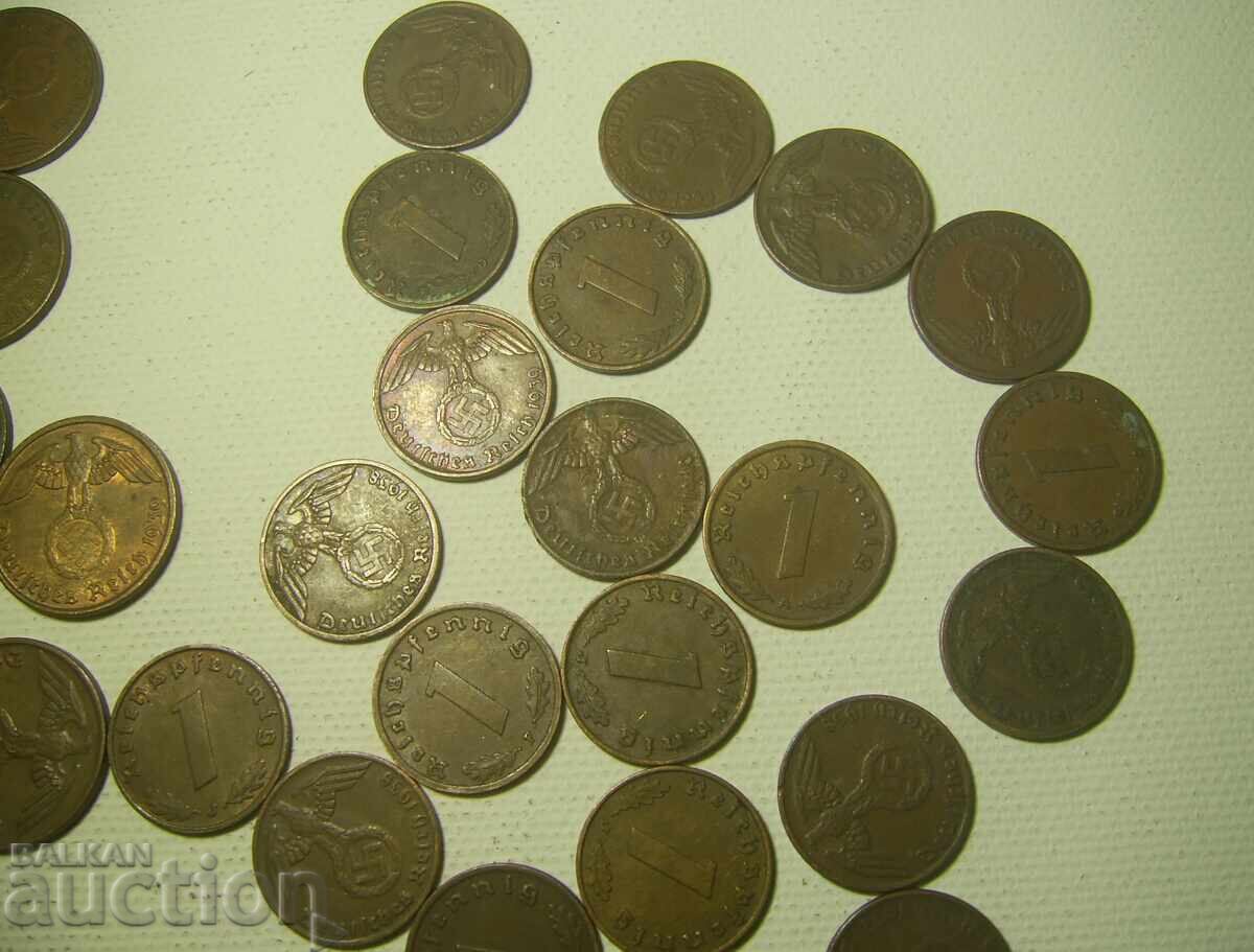 Γερμανία Παρτίδα 110 νομίσματα με Σβάστικες Σβάστικα - 6