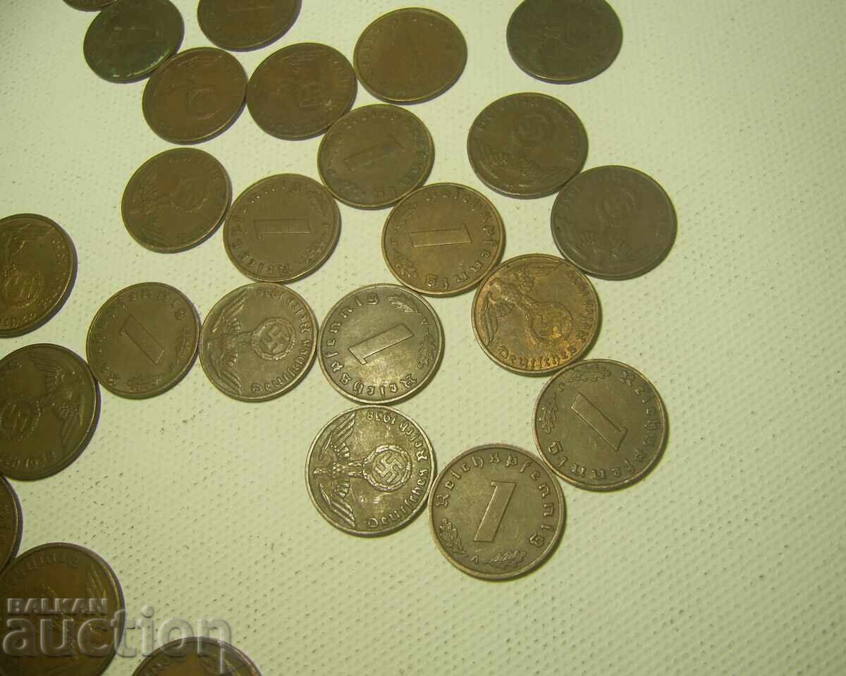 Γερμανία Παρτίδα 110 νομίσματα με Σβάστικες Σβάστικα - 7