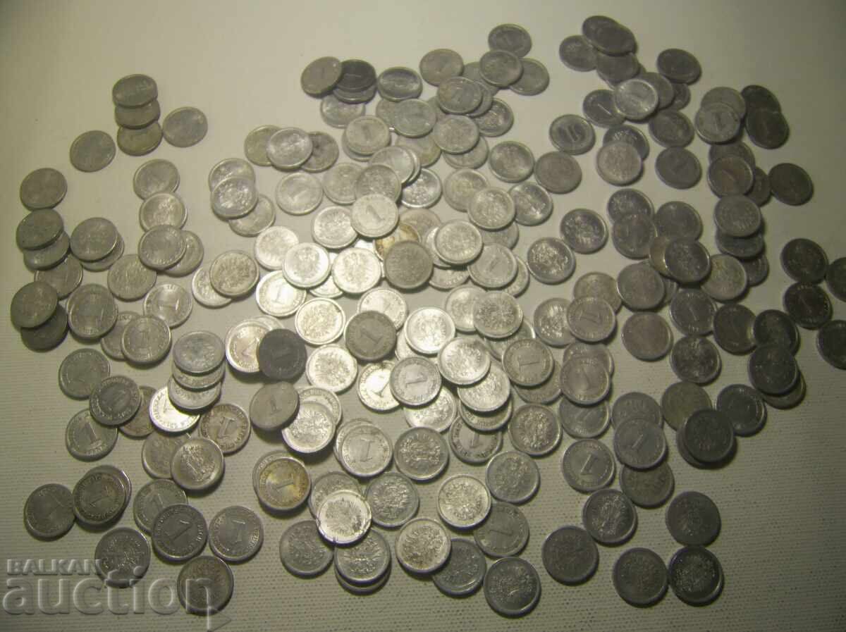 Germania Lot 212 monede x 1 pfennig 1917