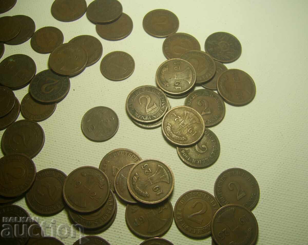 Livrarea Germania Lot 156 monede 1874-1936